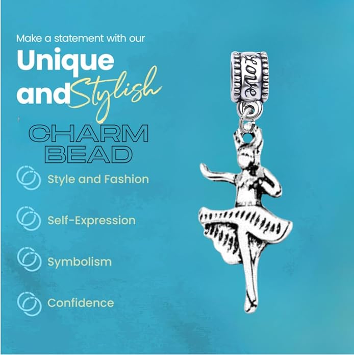 Dance Charm Bead - Pick Style