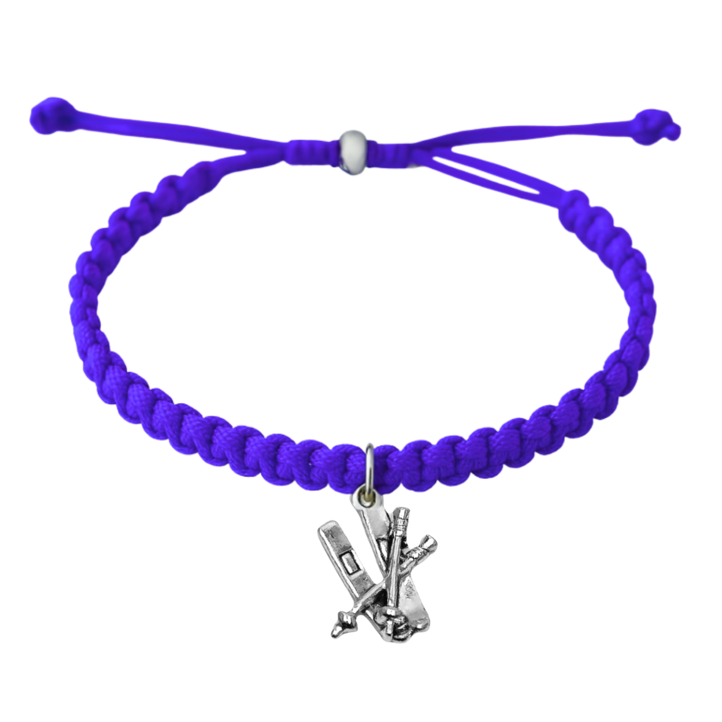 Snowboard Rope Bracelet – Adjustable Macramé Ski Charm Bracelet | Pick Color