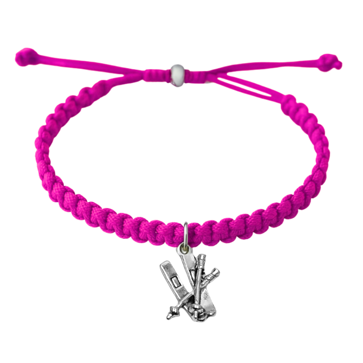 Snowboard Rope Bracelet – Adjustable Macramé Ski Charm Bracelet | Pick Color