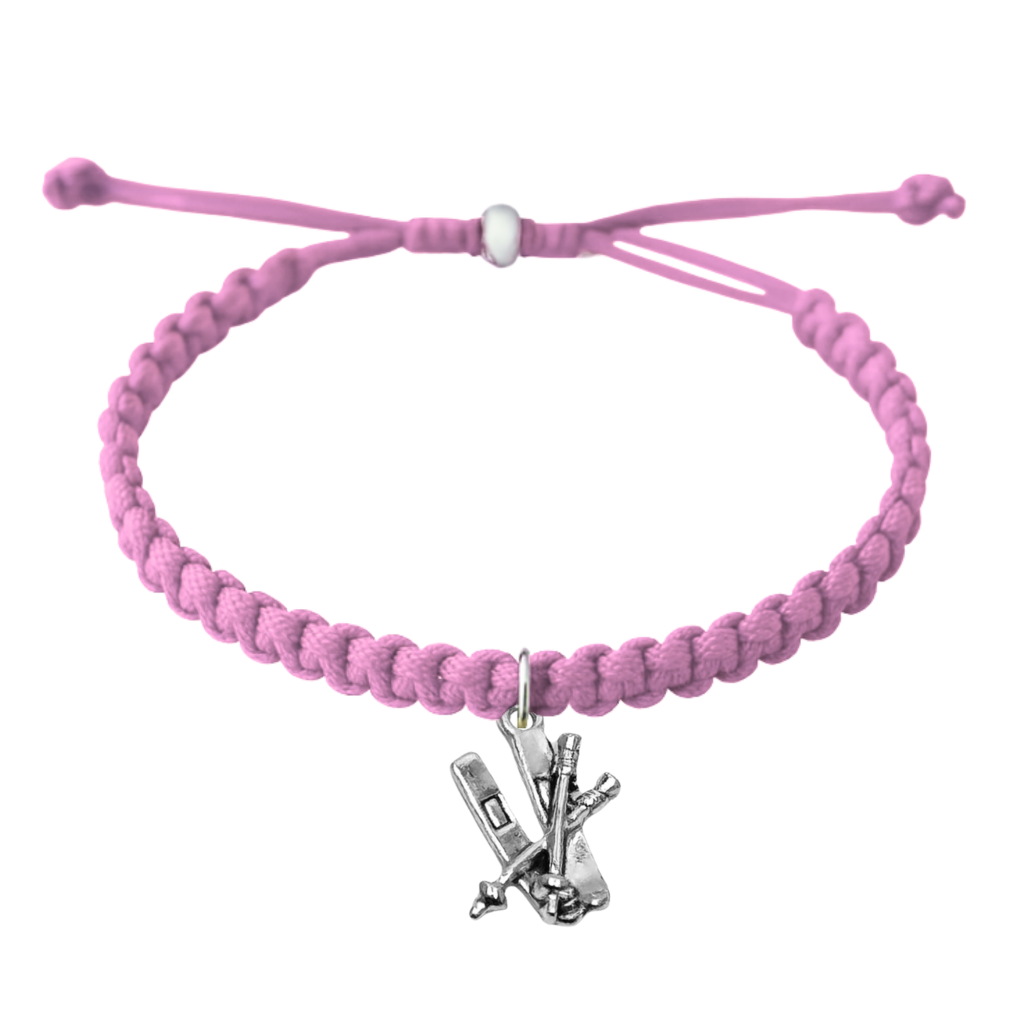 Snowboard Rope Bracelet – Adjustable Macramé Ski Charm Bracelet | Pick Color