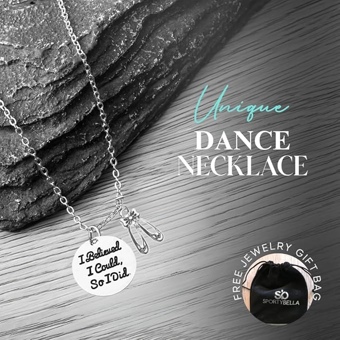 Dance Necklace- I Believed I Could
