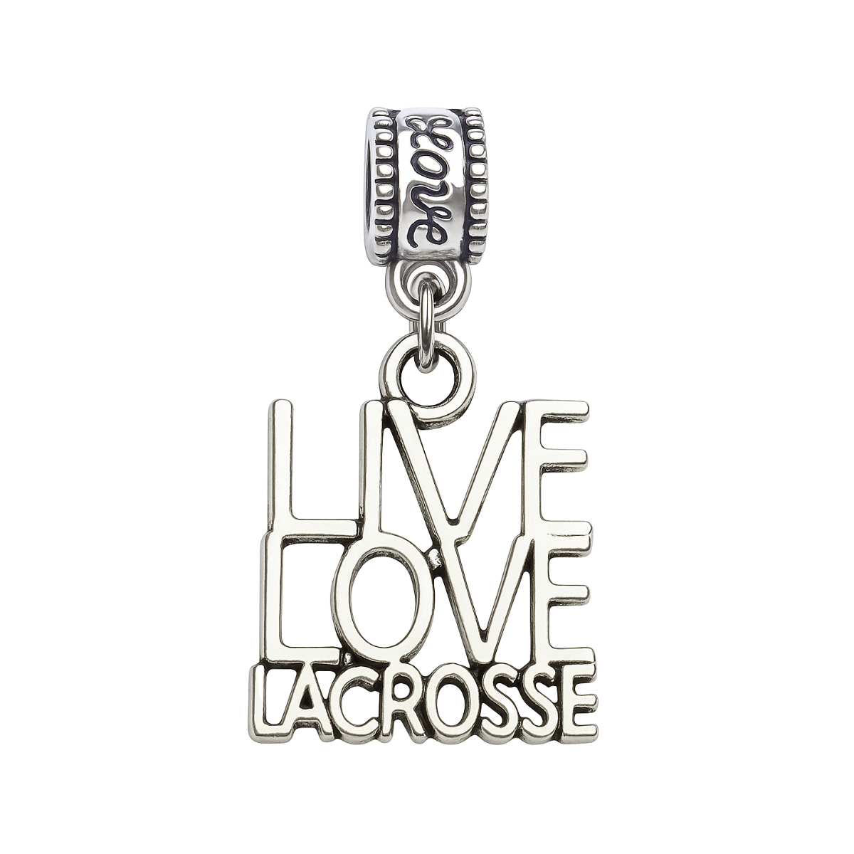 Lacrosse Charm Bead - Pick Style