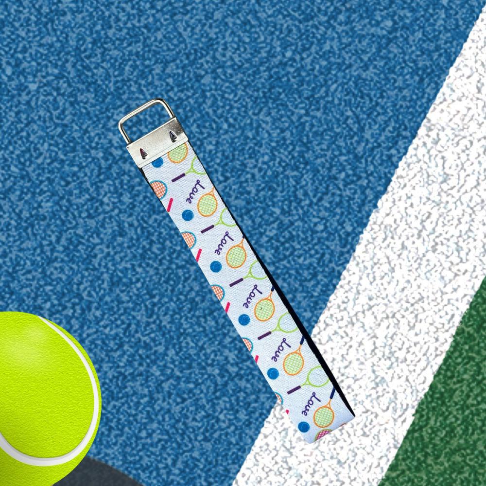 Tennis Fob Keychain