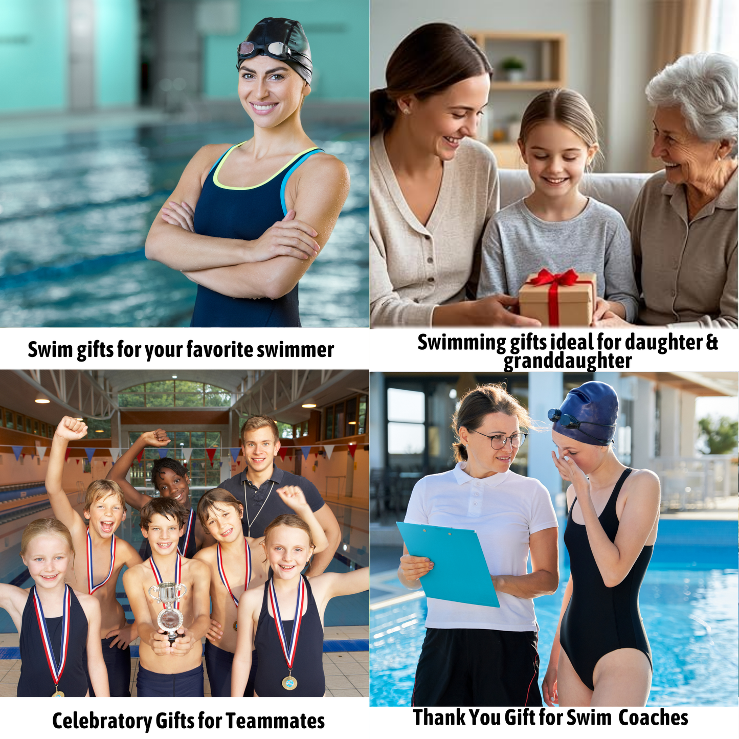 Girls Swim Love Bracelet