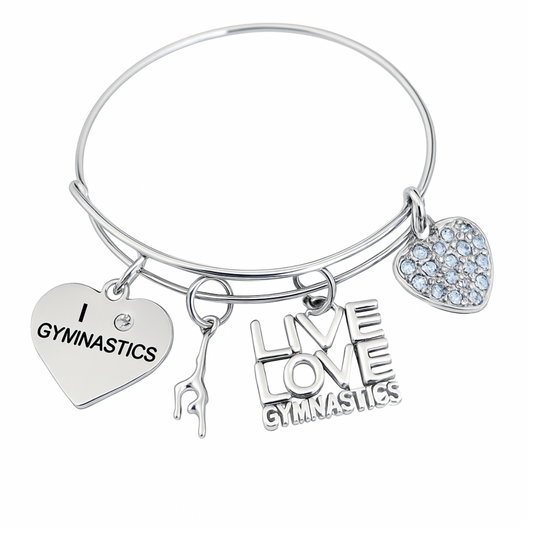 Gymnastics Bangle Bracelet