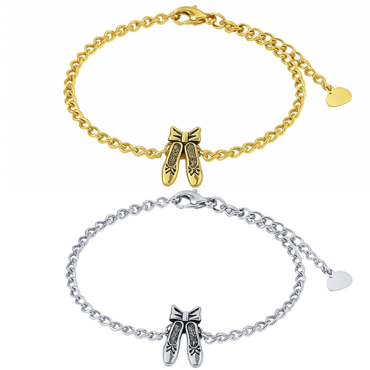Ballet Charm Chain Bracelet