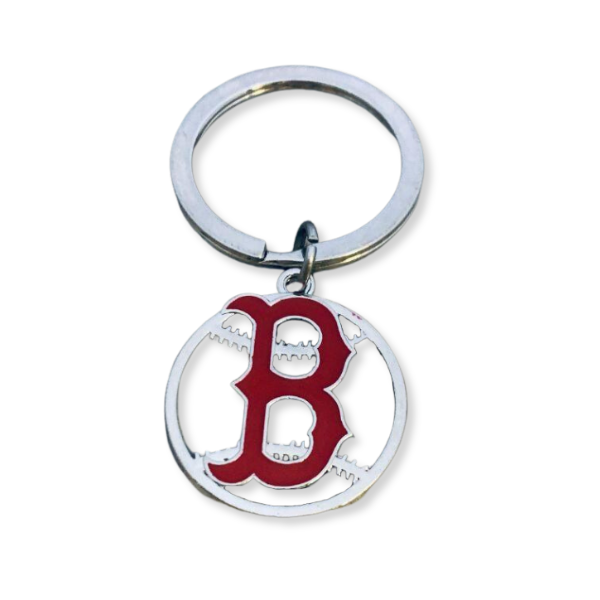 Aminco Boston Red Sox Sugar Skull Keychain