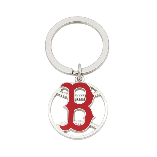 Boston Red Sox Baseball Keychain