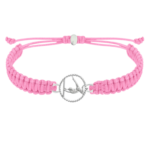 Gymnastics Adjustable Rope Bracelet - Pick Color