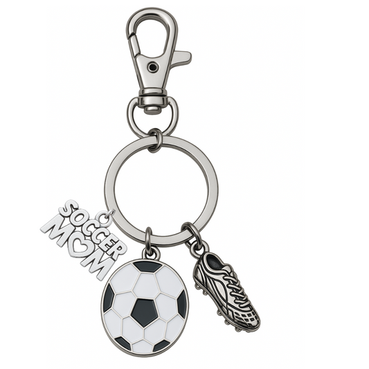 Soccer Mom Zipper Pull Keychain