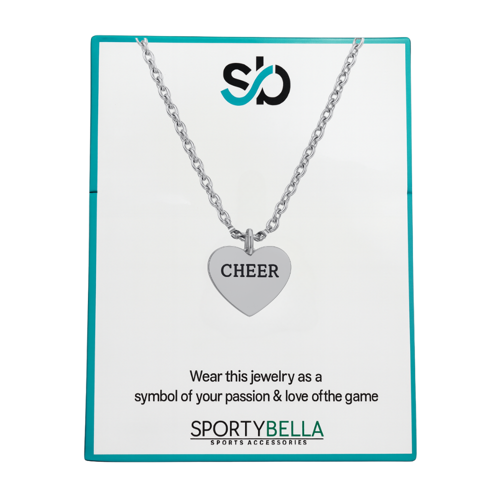 Cheer Heart Necklace - Pick Color