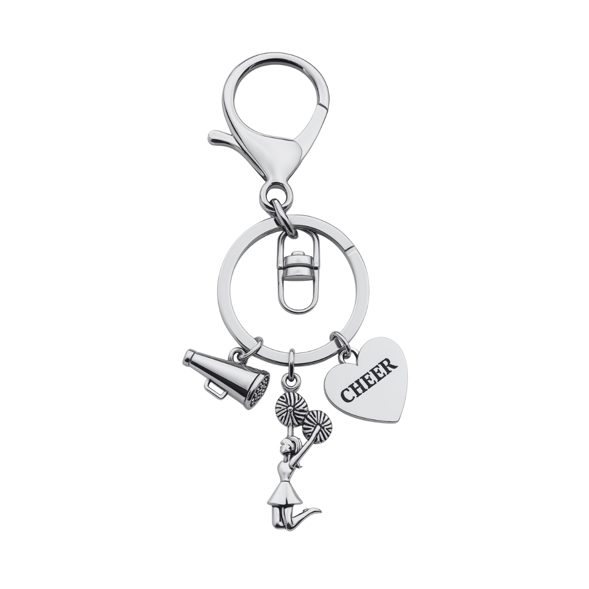 Cheer Zipper Pull Keychain