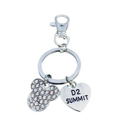2024 Summit Zipper Pull Keychain for Cheerleaders and Dancers