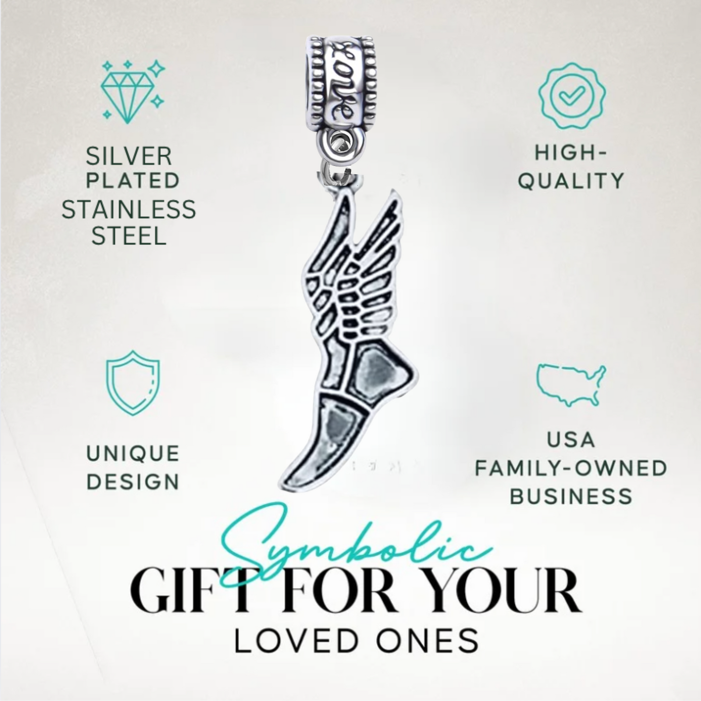Running Charm Bead - Pick Style