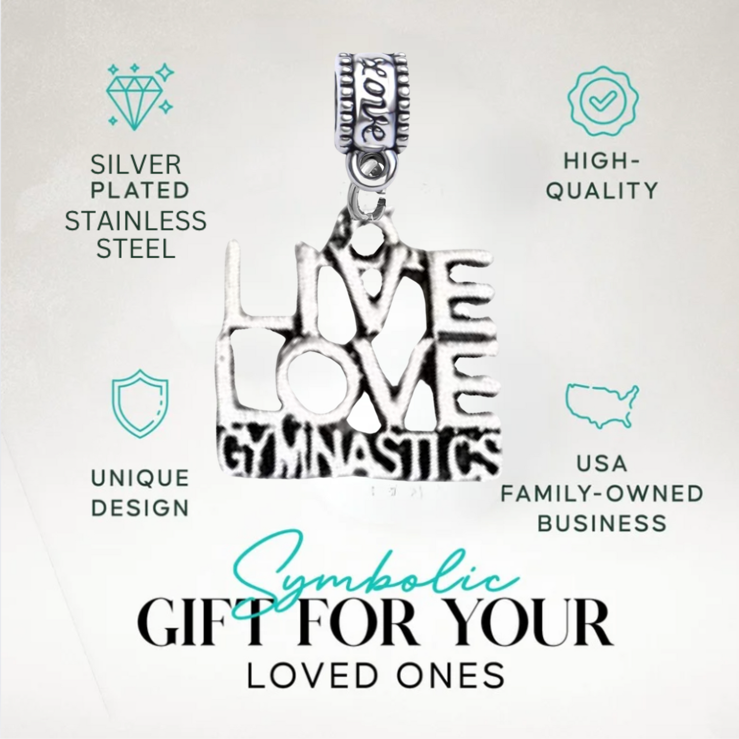 Gymnastics Charm Bead - Pick Style