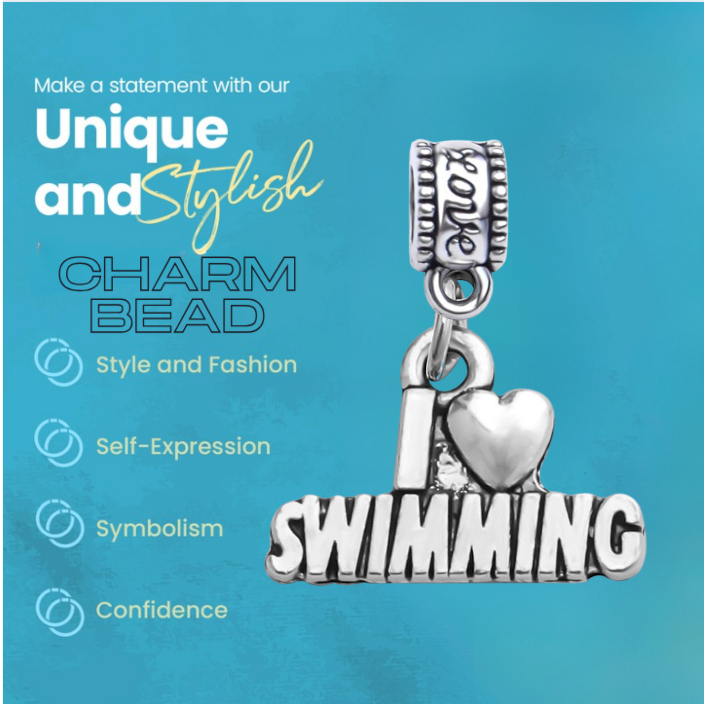 Swimming Charm Bead - Pick Style