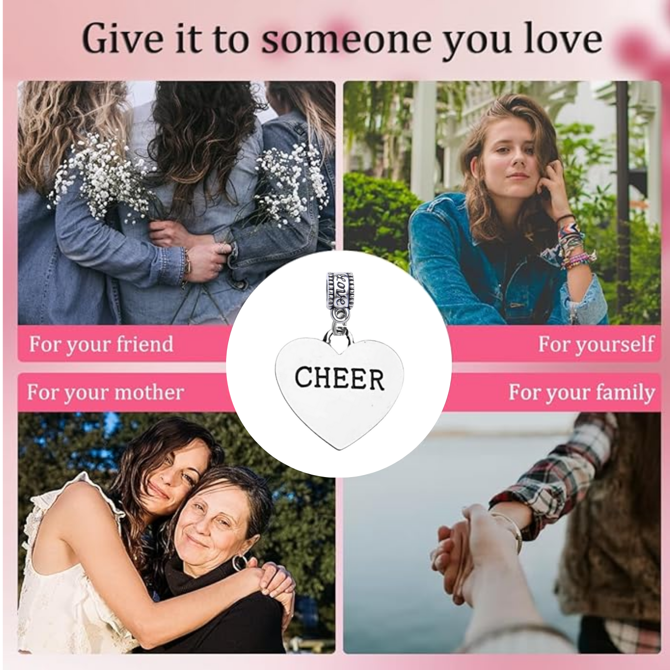 Cheer Charm Bead - Pick Style
