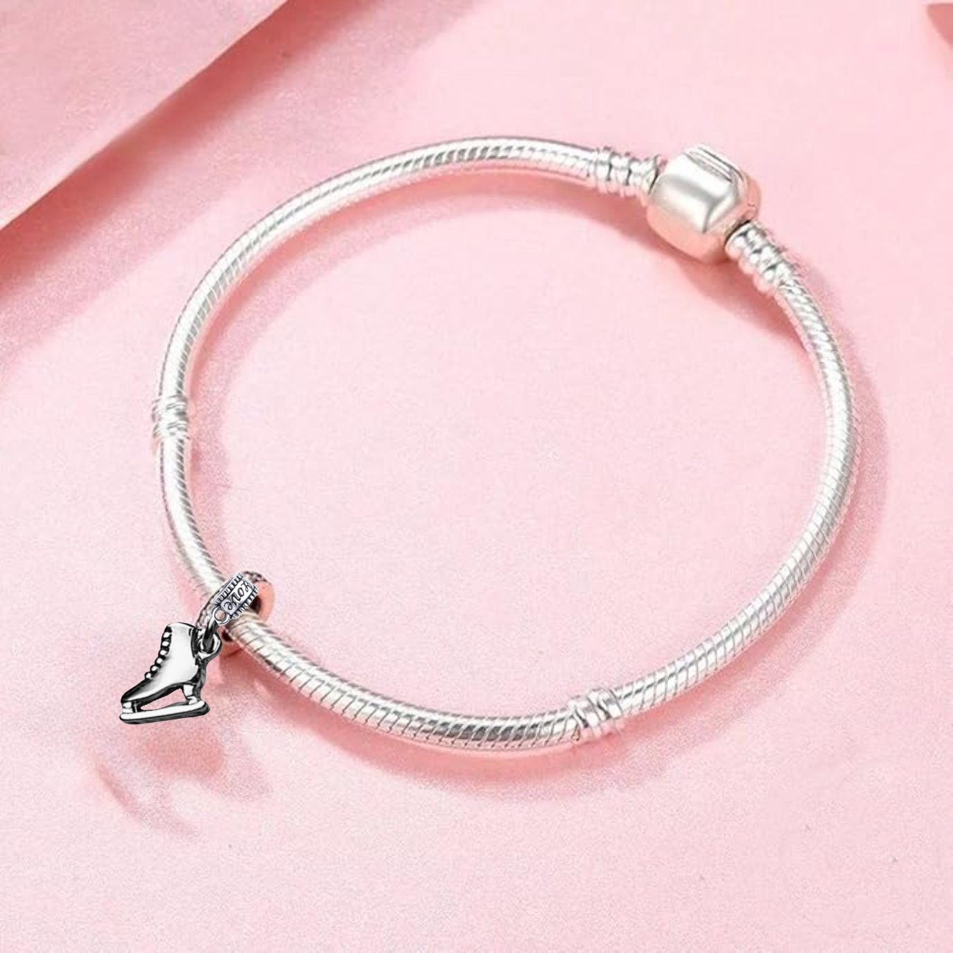 Figure Skate Charm Bead - Pick Style