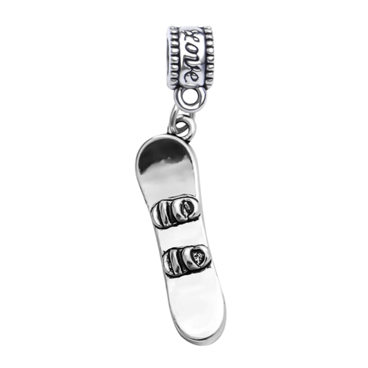 Snowboard Charm Bead - Pick Style