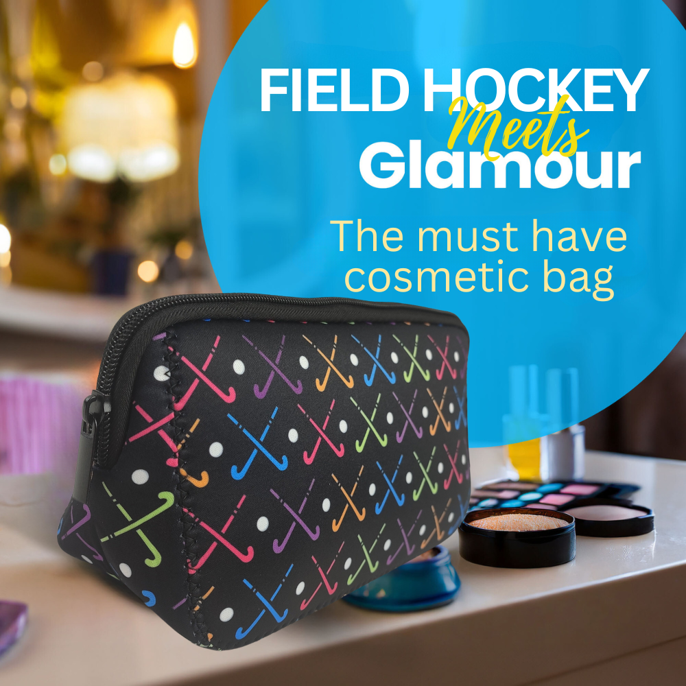 Field Hockey Cosmetic Bag Bundle