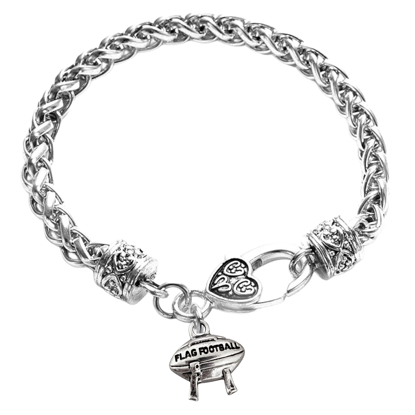 Flag Football Wheat Chain Bracelet
