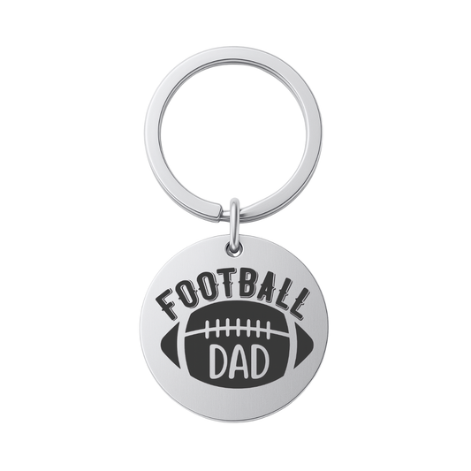 Football Dad Keychain