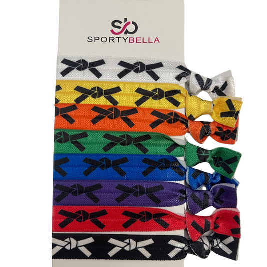 Martial Arts Belt Hair Ties
