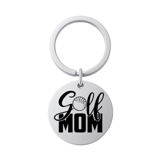 Golf Mom Keychain