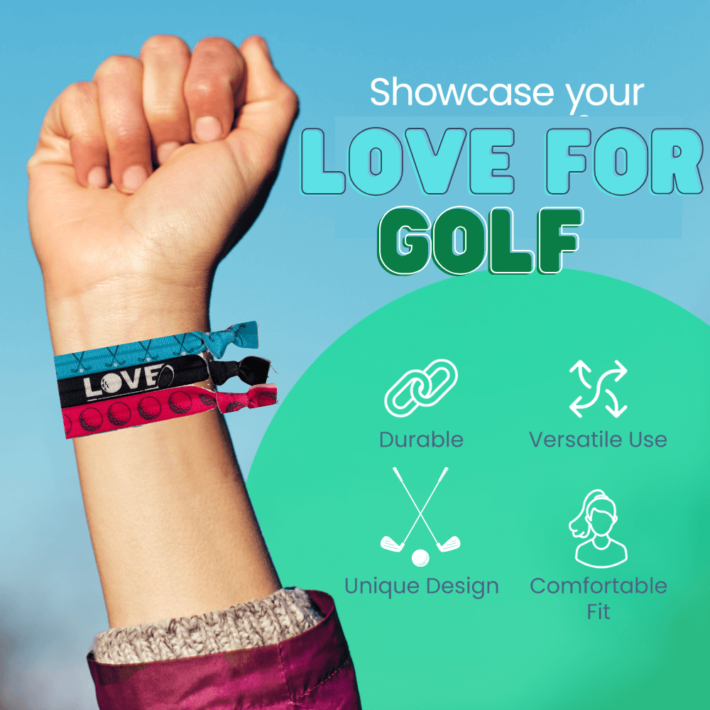 Golf Love Hair Ties