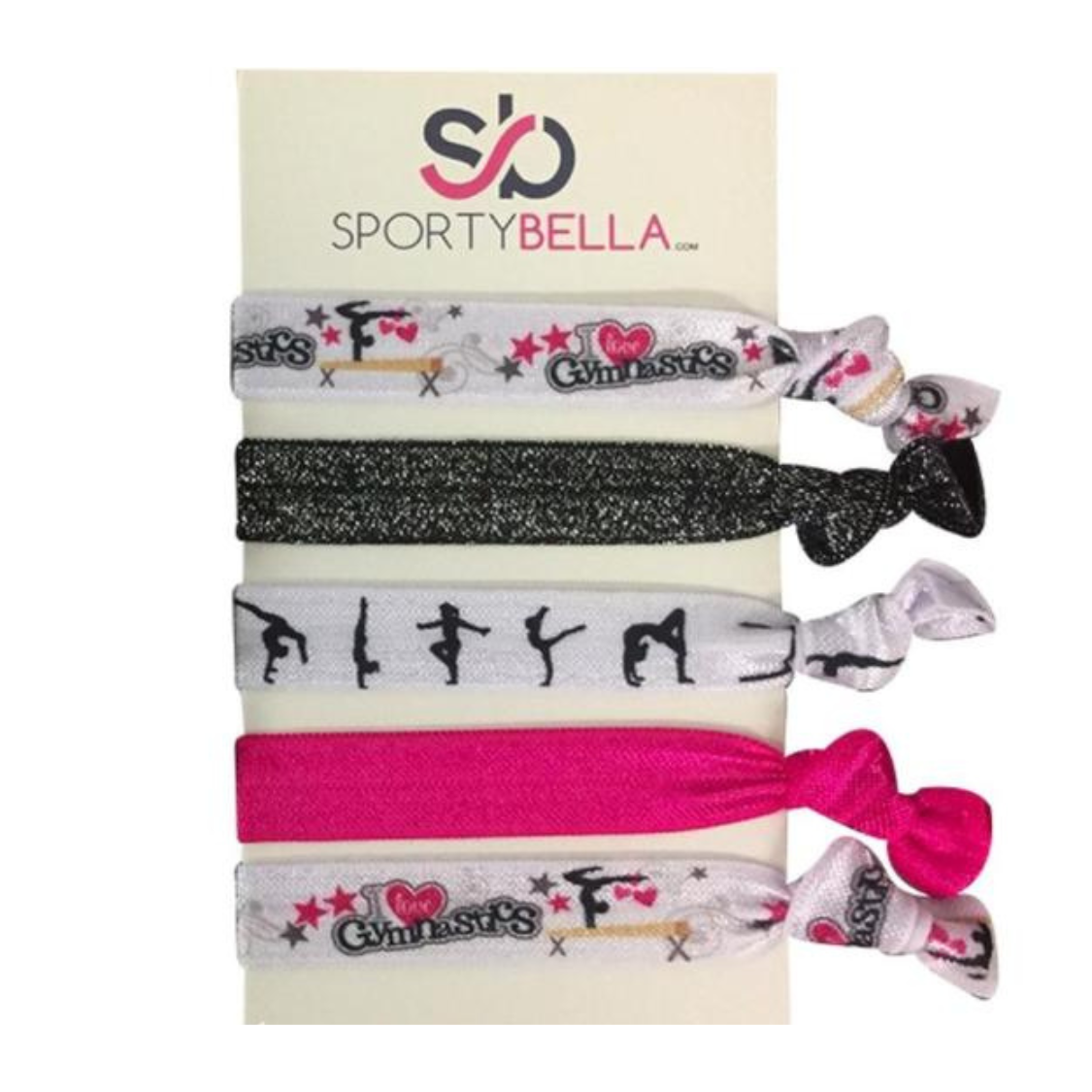 Girls Gymnastics Hair Ties Set