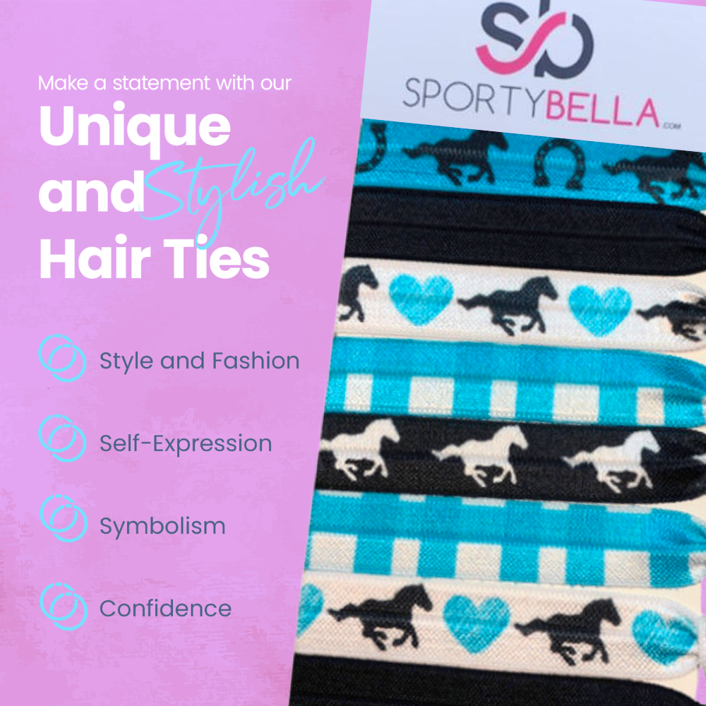 Girls Equestrian Horse Hair Ties