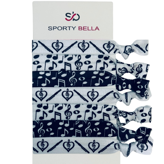 Flute Music Hair Ties