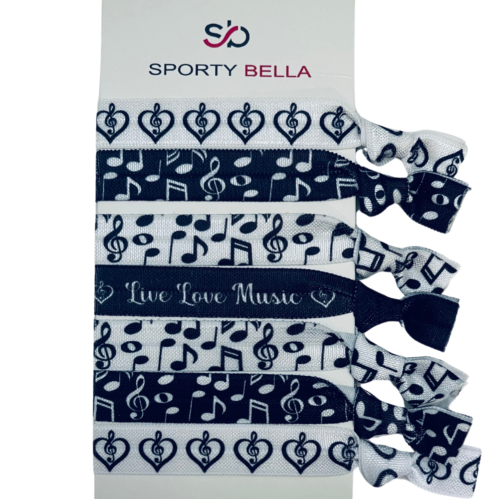 Music Hair Ties -Live Love Music