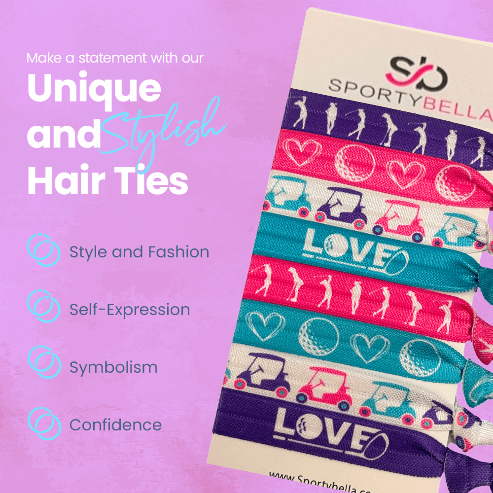 Golf Girl Hair Ties