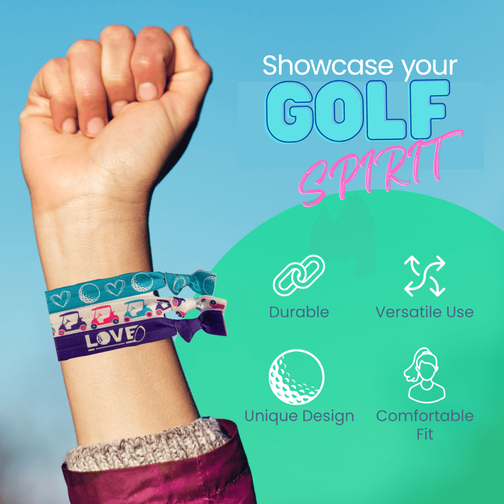 Golf Girl Hair Ties