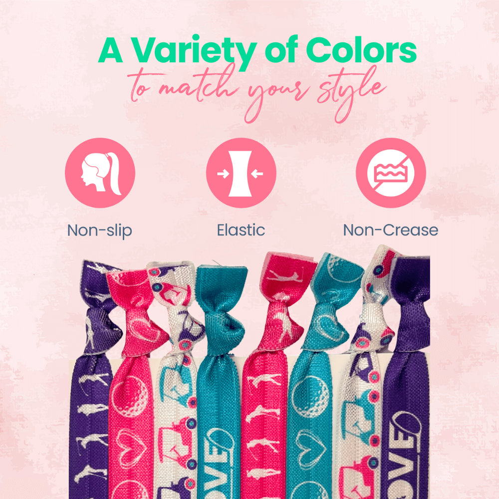 Golf Girl Hair Ties