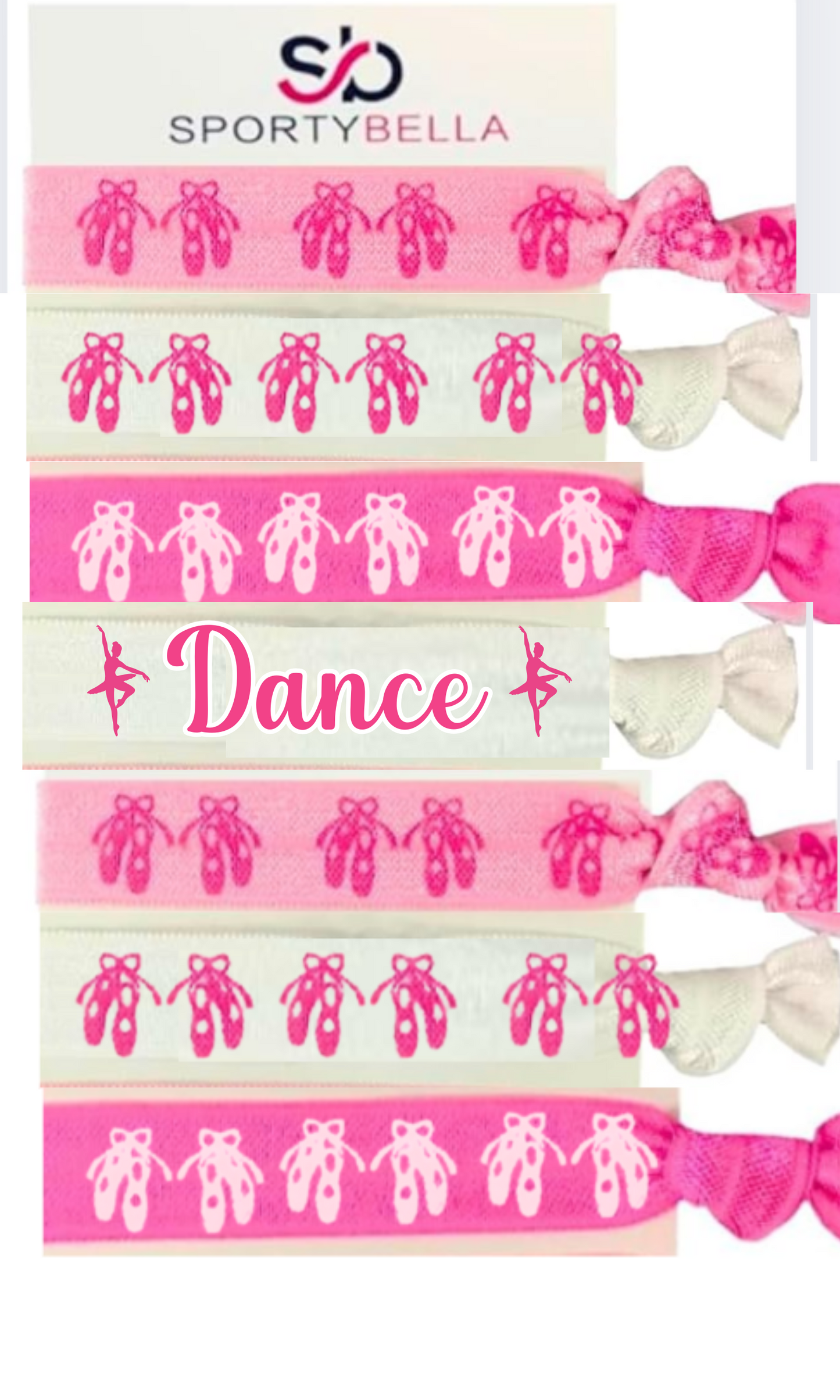 Girls Dance Hair Ties Set