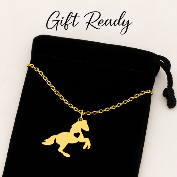 Horse Heart Necklace
