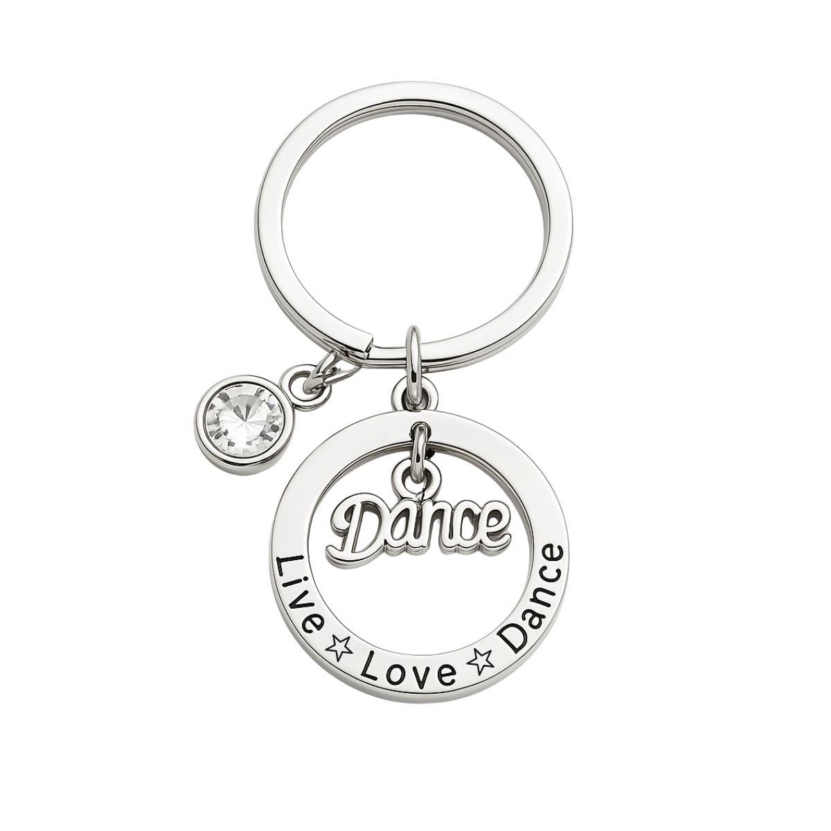 Live Love Dance Keychain