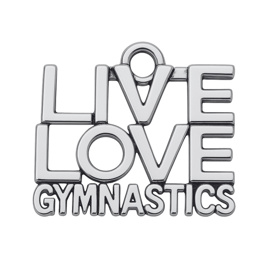 Live Love Gymnastics Charm