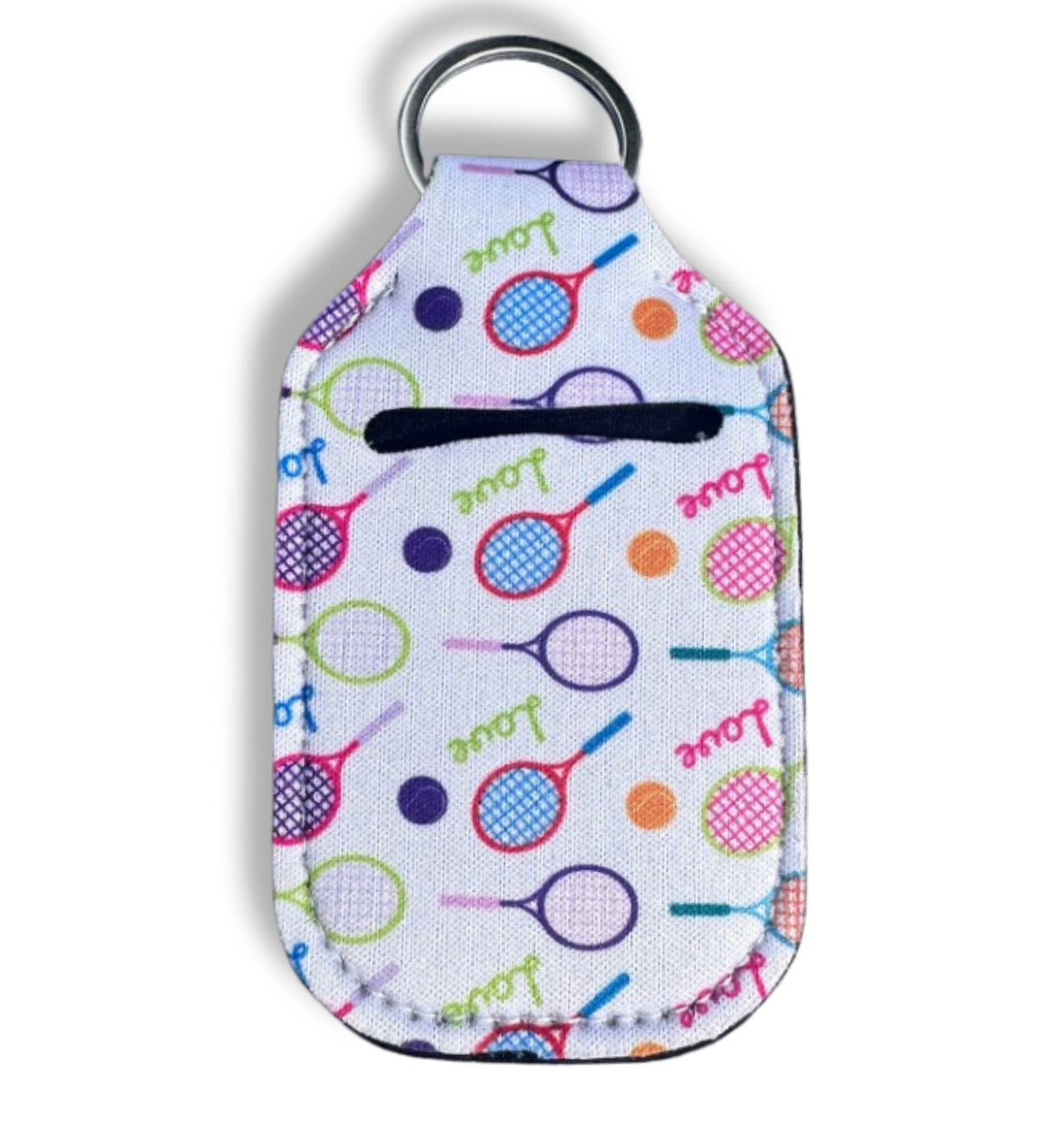 Tennis Hand Sanitizer Keychain