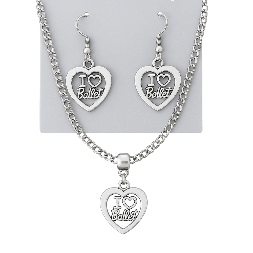 I Love Ballet - Jewelry Set