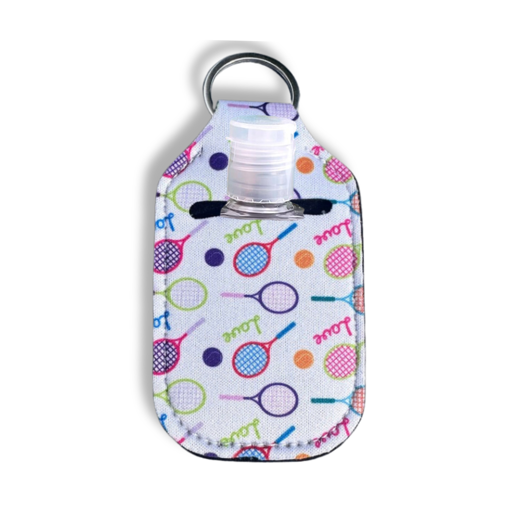 Tennis Hand Sanitizer Keychain