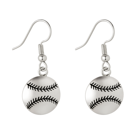 Softball Earrings- Baseball Earrings