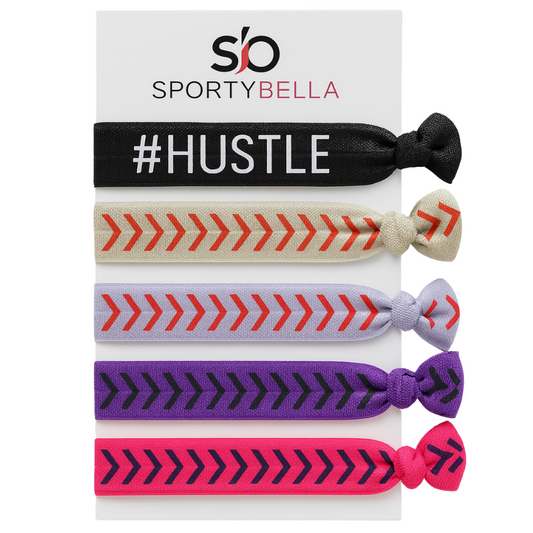 Girls Softball Hair Ties Set- Hustle