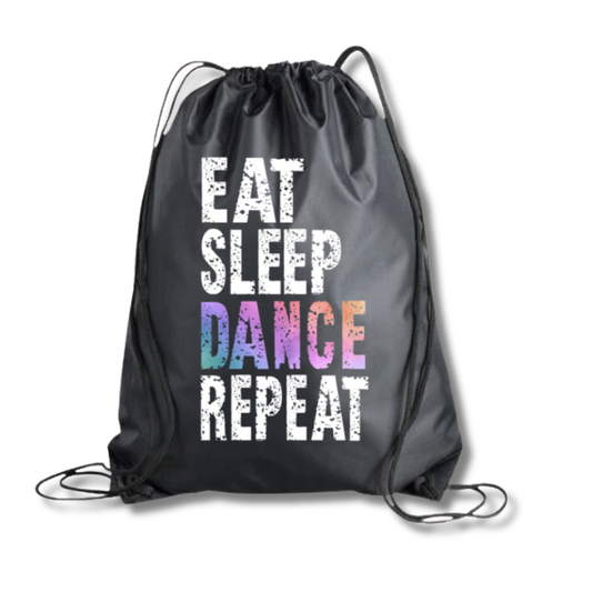 Dance Nylon Sportybag - Eat Sleep Dance Repeat