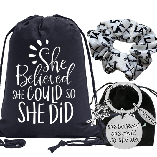 Lacrosse Sportybag and Keychain Gift Bundle