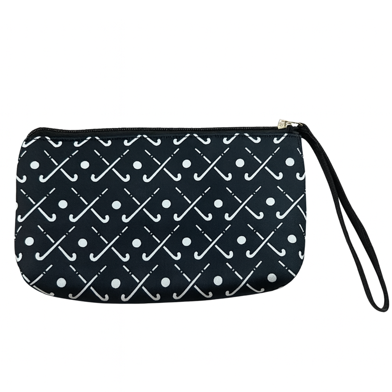 Field Hockey Small Wristlet Pouch Purse