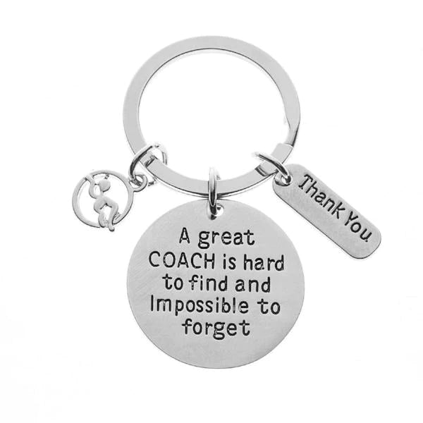 Swim Coach is Hard to Find But Impossible to Forget Keychain