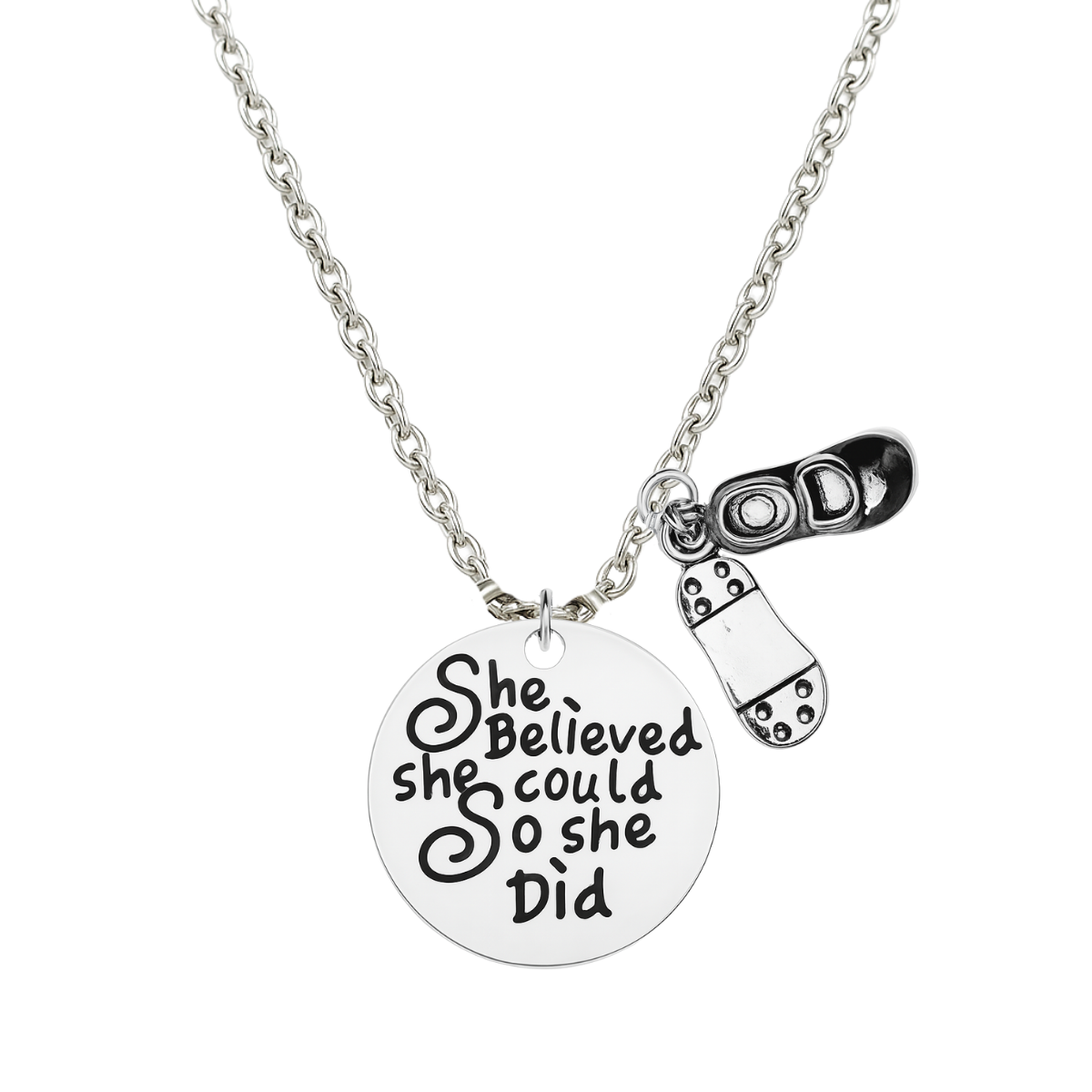 Tap Dance Birthstone Necklace - Choose the Charm